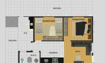 Imagem 2: Apartamento 2 dorms. no Tatuapé 69m² 434.475,00