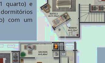 Imagem 5: Apartamento de 3 dormitórios com 2 vagas no Itacorubi