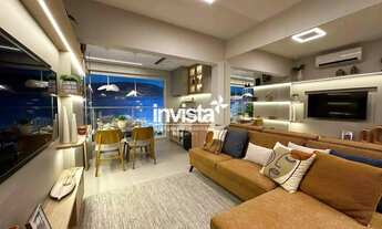 Imagem 6: Apartamento 2 suítes no Embaré, Santos 96 m² com varanda gourmet e vista mar