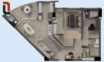 Imagem 2: Gran Solare - Apto 100m² 2 suítes, sacada gourmet e 1 vaga no Jd Botânico