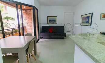 Imagem 2: Flat Personal disponível para locação na Avenida Rouxinol e próximo do Shopping Ibirapuera