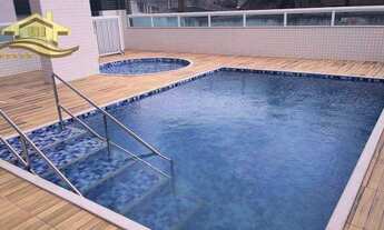 Imagem 2: Apartamento com 2 dormitórios à venda, 75 m² por R$ 435.300,00 - Vila Guilhermina - Praia