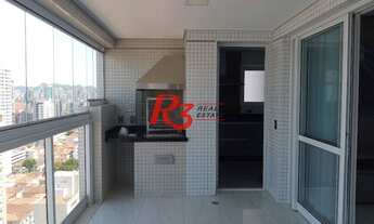 Imagem 2: Apartamento para venda tem 131 metros quadrados com 3 quartos em Embaré - Santos - SP