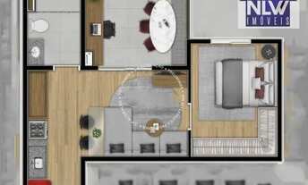 Imagem: Apartamento à venda, 39 m² por R$ 379.000,00