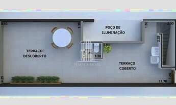 Imagem 3: Cobertura com Elevador, com 2 dormitórios sendo 1 suíte e 1 vaga de garagem