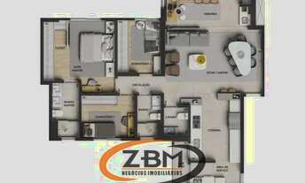 Imagem 3: Apartamento à venda 3 Quartos, 2 Vagas, 112M², Fazenda Gleba Palhano, Londrina - PR