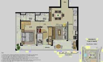 Imagem 6: ML Apartamento para venda tem 74 metros quadrados com 2 quartos