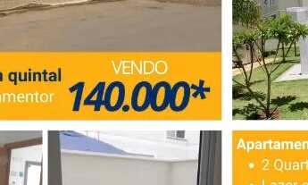 Imagem: Apartamento-terreo-quintal-02 quartos-belle