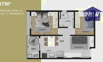 Imagem: Apartamento à venda, 47 m² por R$ 366.600,00