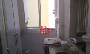 Imagem 3: Apartamento com 1 dormitório à venda, 45 m² - Gonzaga - Santos/SP