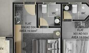 Imagem 4: Flat no Cabo Branco com 01 quarto e ótima localização