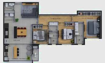 Imagem 6: Excelente apartamento à venda, 3 quartos, 1 suíte, 2 vagas, Jardim Sul - Uberlândia/MG