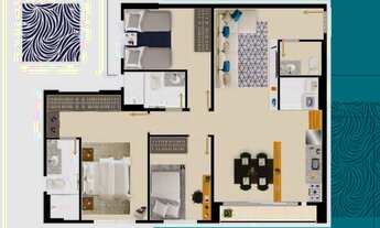 Imagem 3: Apartamento com 03 quartos, sendo 01 suíte, pertinho do Parque Areião