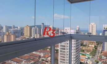 Imagem 3: Apartamento para venda tem 131 metros quadrados com 3 quartos em Embaré - Santos - SP