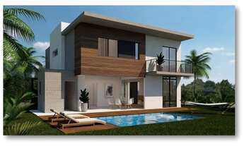 Imagem 3: Linda casa em Condomínio de arquitetura moderna com muita área verde