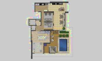 Imagem 3: Cobertura para venda em Panamby Apartamento com 3 dormitórios à venda, 307 m² por R$ 2.042