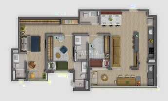 Imagem 7: Cobertura com 3 dormitórios à venda, 256 m² por R$ 2.077.000 - Centro Comercial Jubran - B