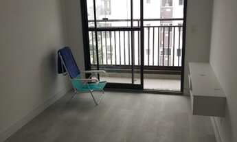 Imagem 4: Apartamento para aluguel possui 30 m quadrados com 1 quarto , varanda no vidro , móveis pl