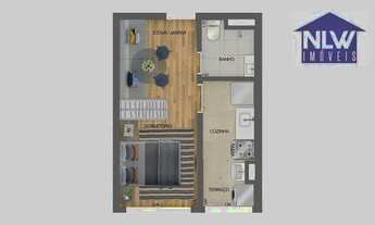 Imagem: Apartamento com 1 dormitório à venda