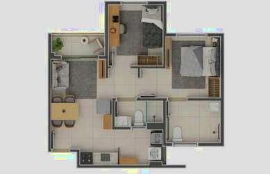 Imagem 4: Apartamentos Financiado Na Maraponga, Com 2 Qts, 49M² Lazer Completo, Prox A Carajas. Entr