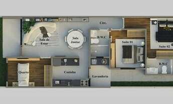 Imagem 5: Casa de 3 quartos, sendo 2 suites, design exclusivo, requinte e padrão diferenciados!