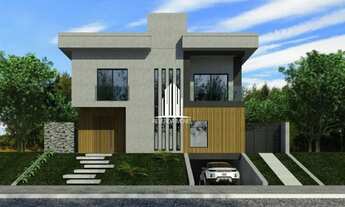 Imagem 2: Casa 525,48m² área total, sendo 5 suítes - Residencial GENESIS 1