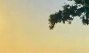 Imagem: Área rural com vista para o nascer do sol