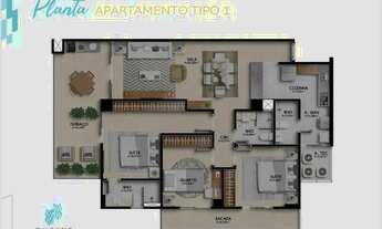 Imagem 3: Queens Residence - 112m2 - 3 quartos - Umarizal