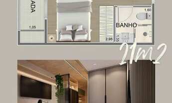 Imagem 2: Studio com 1 dormitório à venda, 21 m² por R$ 207.500 - Centro - Curitiba/PR