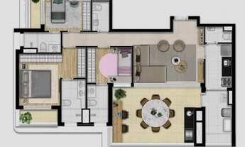 Imagem 6: Apartamento para venda com 78 metros quadrados com 2 quartos em Perdizes - São Paulo - SP