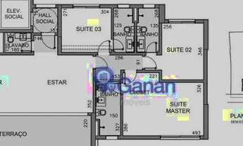 Imagem 2: Apartamento com 3 dormitórios, 154 m² - venda por R$ 5.000.000 ou aluguel por R$ 33.800/mê