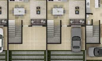 Imagem 3: Sobrado triplex com 120 m², com 03 quartos(01 suíte e 02 demi-suítes). Centro de Navegante