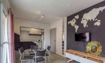 Imagem 3: Apartamento com 1 dormitório para alugar, 55 m² por R$ 3.306,00/mês - Centro - Curitiba/PR