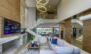 Imagem 5: Casa beira lago mobiliada e decorada com 5 suítes e piscina à venda, 417 m² - Condomínio S