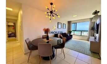 Imagem 2: Apartamento Mobiliado de 89m² com 3 suítes, 2 vagas e vista mar