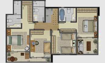 Imagem 5: Triplex para venda tem 197 metros quadrados com 4 quartos em Parque Imperial - São Paulo