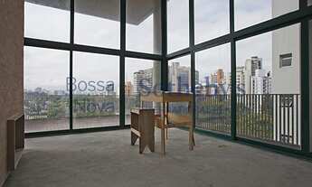Imagem 6: Cobertura duplex contemporânea, com vista para o parque do Ibirapuera