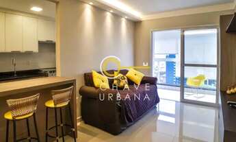 Imagem 3: Apartamento com 1 dormitório para alugar, 55 m² por R$ 3.800,02/mês - Embaré - Santos/SP