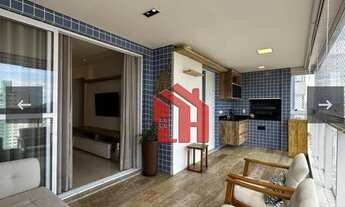 Imagem 3: Apartamento com 3 dormitórios para alugar, 129 m² por R$ 11.550,00/mês - Aparecida - Santo