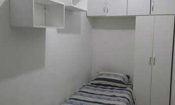 Imagem: Quarto individual mobiliado no Tatuapé