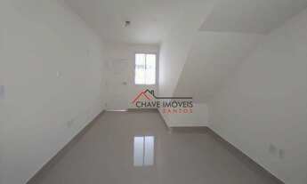 Imagem 2: Casa nova, com 3 dormitórios à venda, 130 m² por R$ 780.000 - Ponta da Praia - Santos/SP