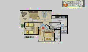 Imagem: Apartamento com 2 dormitórios à venda