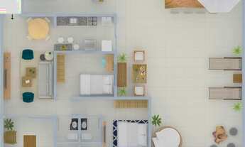 Imagem 4: Apartamento com área privativa à venda, 2 quartos, 1 suíte, 2 vagas, Santa Mônica - Belo H