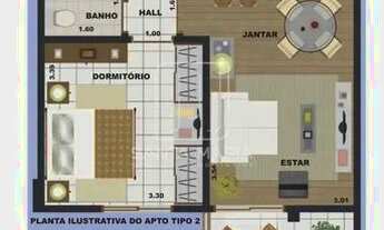 Imagem 4: Apartamento (tipo - padrao) 1 dormitórios, cozinha planejada, portaria 24 horas, elevador