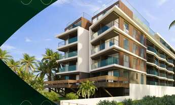 Imagem 2: OBRAS AVANÇADAS! Oportunidade final: Reserva Pirambu Flat beira-mar no melhor trecho de Ta