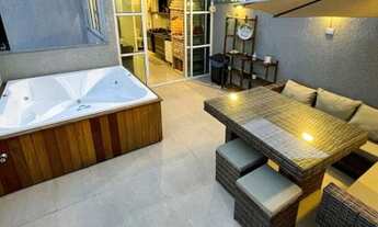 Imagem 2: Cobertura de 96 m² com 2 dormitórios, sendo 1 suíte, PORTEIRA FECHADA planejados e JACUZZI