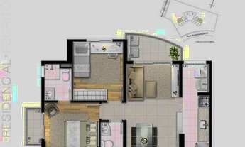 Imagem 5: Apartamento com 2 dormitórios no Cadóro - Metrô Mackenzie