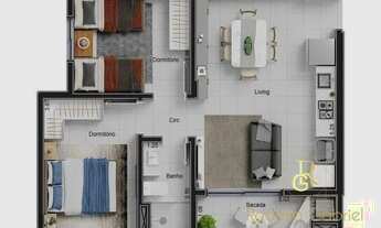 Imagem 7: Apartamento para Venda em Itajaí, São Vicente, 2 dormitórios, 1 banheiro, 1 vaga