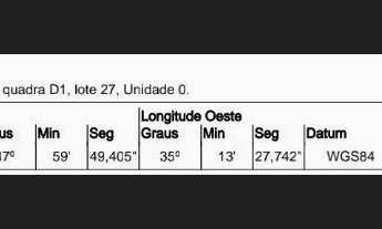 Imagem: CHA DE ALEGRIA - Terreno Padrão - lt br
