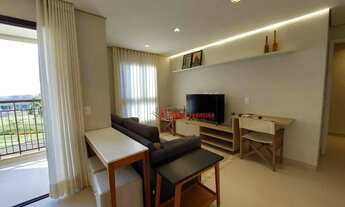 Imagem 3: Apartamento com 1 dormitório para alugar, 57 m² por R$ 4.800,00/mês - Georgina Residencial